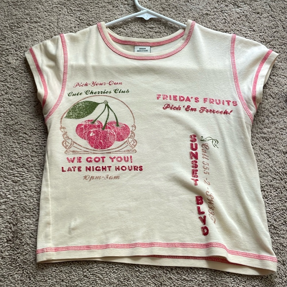 Urban Outfitters Cherry Top